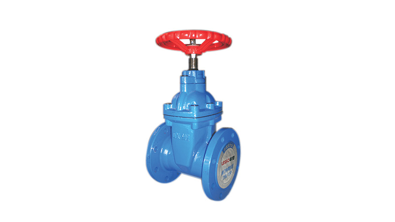Flanged Resilient-seated Gate Valve with Gatage(Non-rising Stem)