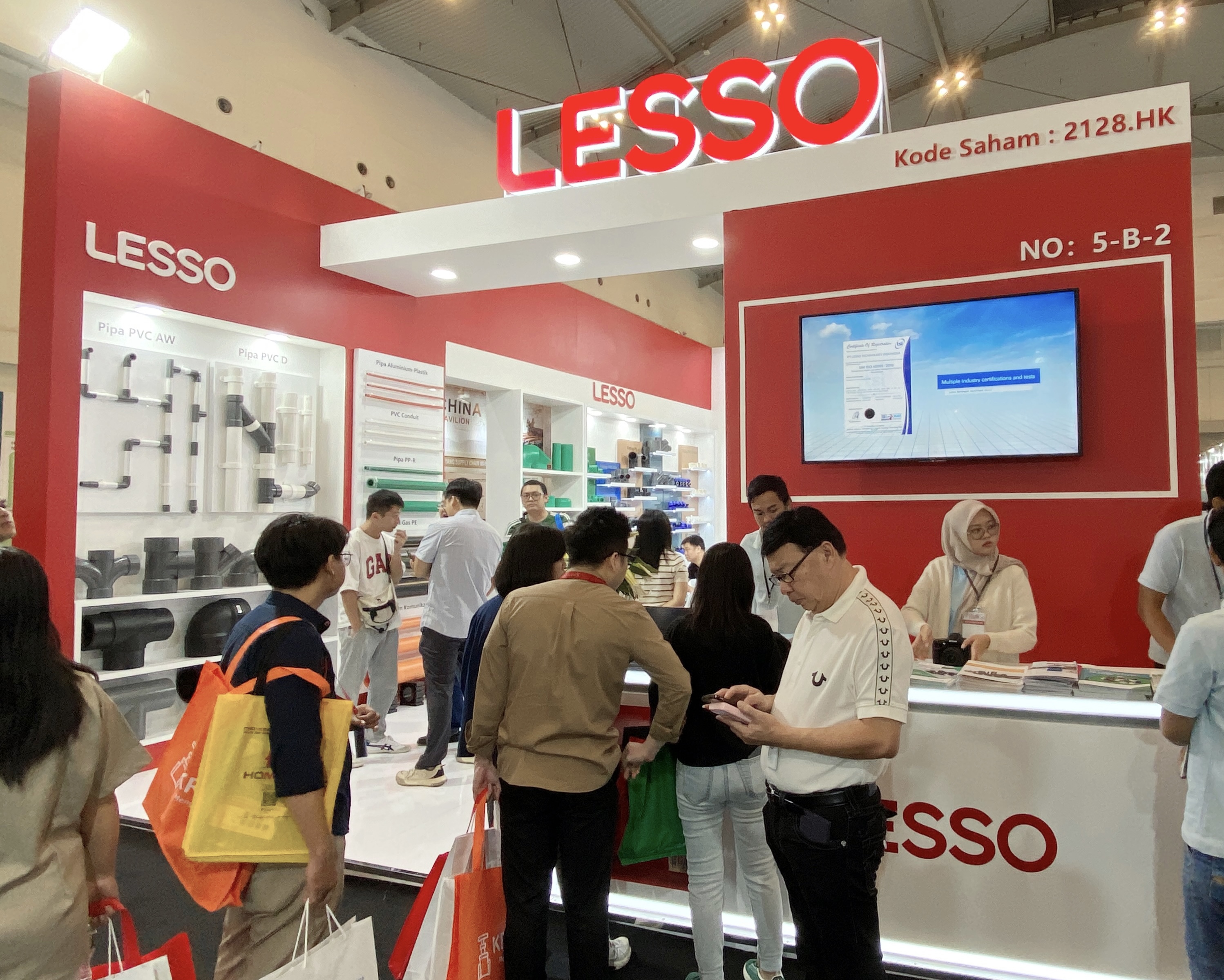 LESSO Melakukan Debut di IndoBuildTech 2024 dengan Solusi Lengkap Perpipaan dan Material Bangunan