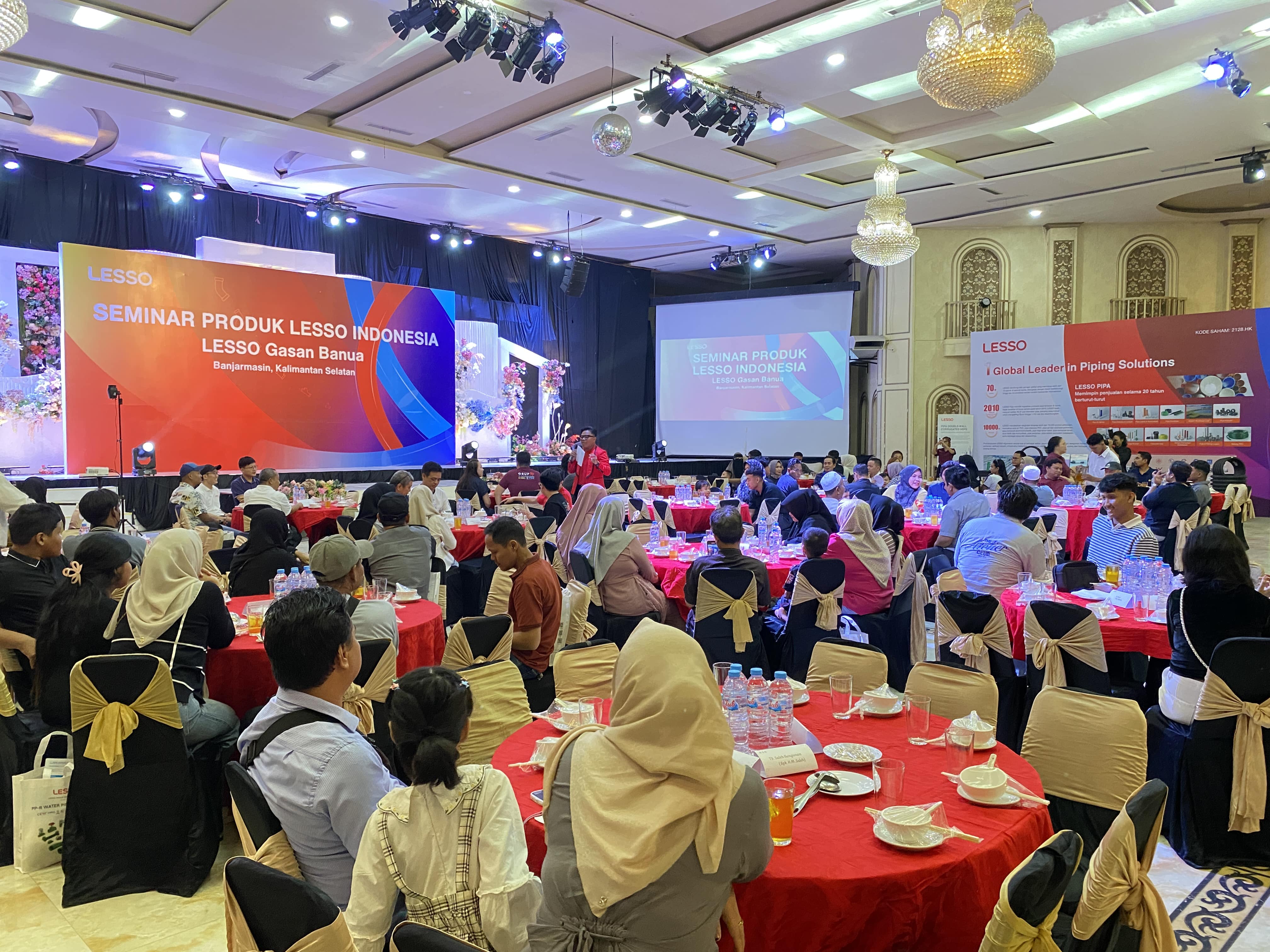 LESSO Sukses Gelar Seminar di Banjarmasin, Kenalkan Inovasi Sistem Perpipaan Modern