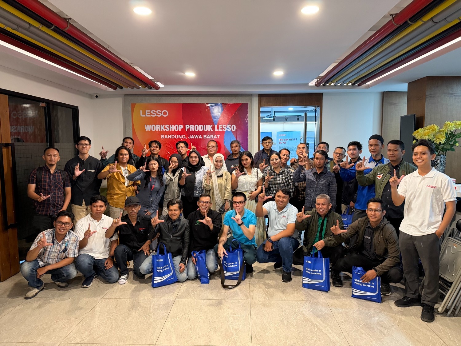 LESSO Tampilkan Teknologi Perpipaan Canggih untuk Berbagai Sektor Proyek di Bandung